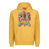 Mustard this nurse is guided by jesus Premium Hoodie - JahusDesignShop