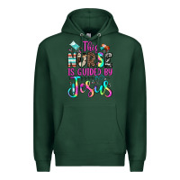 Sports Green this nurse is guided by jesus Premium Hoodie - JahusDesignShop