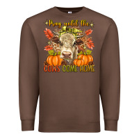 Chestnut Pray Till The Cows Come Home Premium Sweatshirt - texasbilliewilder