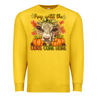 Lemon Pray Till The Cows Come Home Premium Sweatshirt - texasbilliewilder