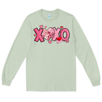 Matcha xoxo disco heart valentine's day Long Sleeve Tee - MaliasSmallBusiness