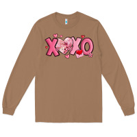 Toasted Coconut xoxo disco heart valentine's day Long Sleeve Tee - MaliasSmallBusiness