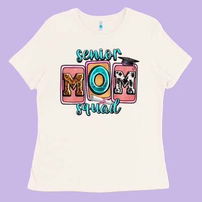 Senior Mom Squad Ladies Tee Designed By Zillion Design Studio