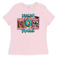 Bubblegum Pink senior mom squad Ladies Tee - Zillion Design Studio