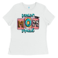 White senior mom squad Ladies Tee - Zillion Design Studio