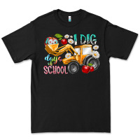 Black i dig 100 days of school Premium Tee - RacoonDesign