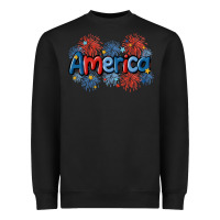 Black America Heavyweight Sweatshirt - MaliasSmallBusiness