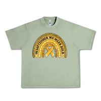 Oil Green Childhood cancer awareness rainbow Urban Heavy Tee - Jasminsmagicworld