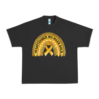 Pigment Black Childhood cancer awareness rainbow Urban Heavy Tee - Jasminsmagicworld