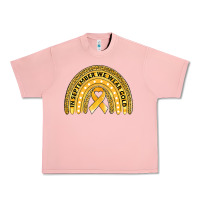 Salmon Childhood cancer awareness rainbow Urban Heavy Tee - Jasminsmagicworld