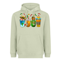 Matcha Cinco de Mayo Coffee Cups Heavyweight Hoodie - texasbilliewilder