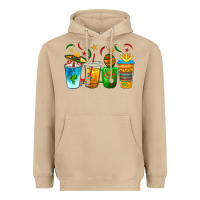 Mushroom Cinco de Mayo Coffee Cups Heavyweight Hoodie - texasbilliewilder