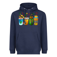 Navy Cinco de Mayo Coffee Cups Heavyweight Hoodie - texasbilliewilder