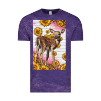 Western Cute Baby Deer Fawn Vintage Tee | Teevron