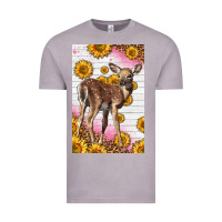 Vintage Zinc Western Cute Baby Deer Fawn Vintage Tee - LillyAllenDesigns