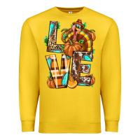 Lemon Love Turkey Thanksgiving Premium Sweatshirt - texasbilliewilder