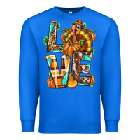 True Royal Love Turkey Thanksgiving Premium Sweatshirt - texasbilliewilder