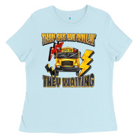 Baby Blue they see me rollin they waiting Ladies Tee - texasbilliewilder