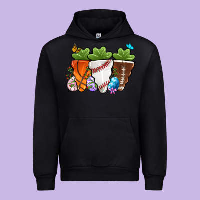 Easter Day Sports Easter Sports Carrots Urban Hoodie Designed By Oliviacreatesart