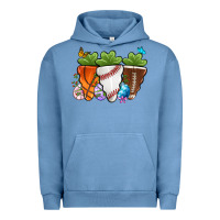 Pigment Pebble Blue Easter Day Sports Easter sports carrots Urban Hoodie - OliviaCreatesArt