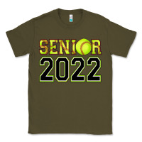 Army Green senior softball Classic Tee - AdoDesignShop