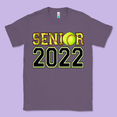 Senior Softball Classic Tee Designed By Adodesignshop