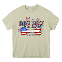 4th Of July Dog Mom Heavy Core Tee | Teevron