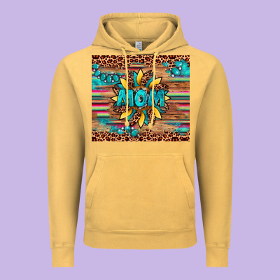 Sunflower Mom Vintage Hoodie Designed By Artiststas