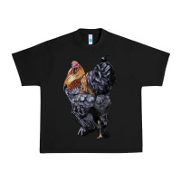 Black Brahma Rooster Urban Heavy Tee - LillyAllenDesigns