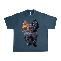 Midnight Navy Brahma Rooster Urban Heavy Tee - LillyAllenDesigns