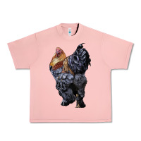 Salmon Brahma Rooster Urban Heavy Tee - LillyAllenDesigns
