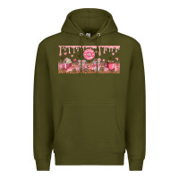 Army Green Cafecito y Chisme Premium Hoodie - TumblerDesignByShophia