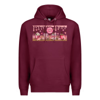 Burgundy Cafecito y Chisme Premium Hoodie - TumblerDesignByShophia