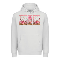 Dove Grey Cafecito y Chisme Premium Hoodie - TumblerDesignByShophia