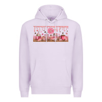 Lilac Cafecito y Chisme Premium Hoodie - TumblerDesignByShophia
