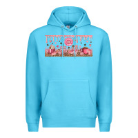 Ocean Blue Cafecito y Chisme Premium Hoodie - TumblerDesignByShophia
