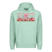 Seafoam Cafecito y Chisme Premium Hoodie - TumblerDesignByShophia