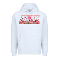 White Cafecito y Chisme Premium Hoodie - TumblerDesignByShophia