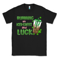 Black iced coffee and luck Classic Tee - MaliasSmallBusiness