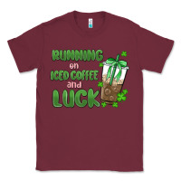 Burgundy iced coffee and luck Classic Tee - MaliasSmallBusiness