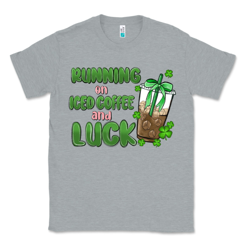 Iced Coffee And Luck Classic Tee by MaliasSmallBusiness | Teevron