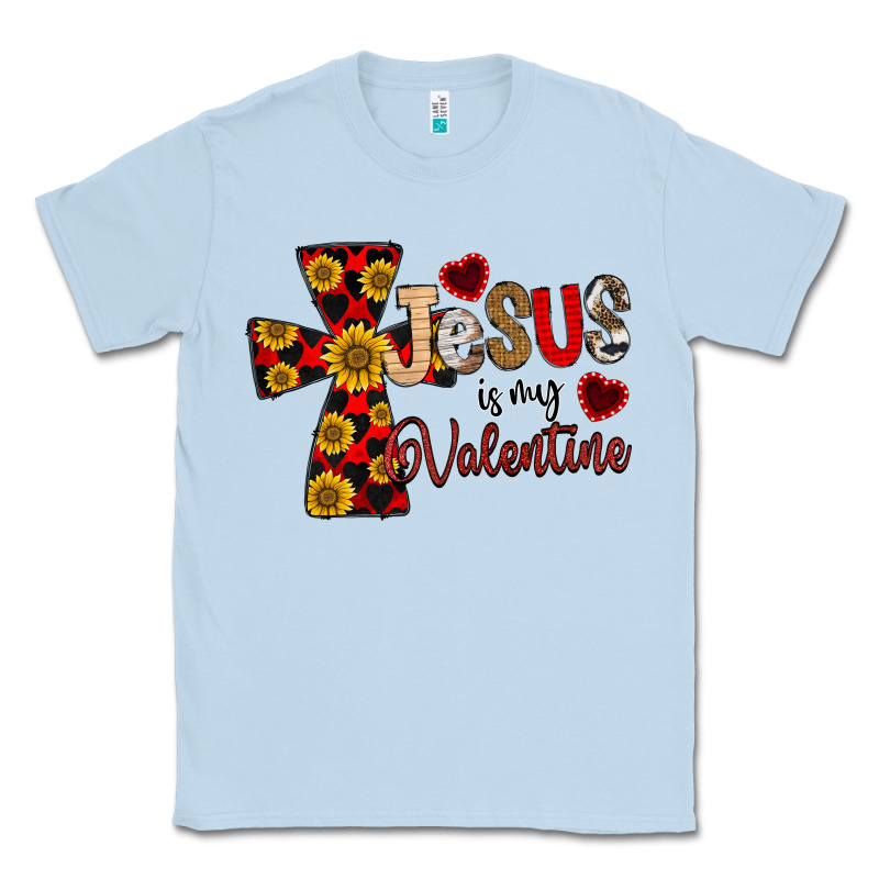 Jesus Is My Valentine Cross Classic Tee by CowhideDigitalArt | Teevron