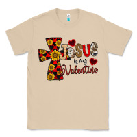 Mushroom Jesus is My Valentine Cross Classic Tee - CowhideDigitalArt