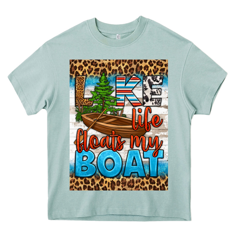 Lake Life Floats My Boat Air Freshener Heavy Core Tee by HRA Design Shop | Teevron