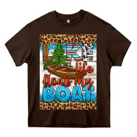 Chocolate Brown lake life floats my boat air freshener Heavy Core Tee - HRA Design Shop