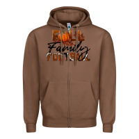 Chestnut Fall Family Football Zipper Hoodie - LillyAllenDesigns