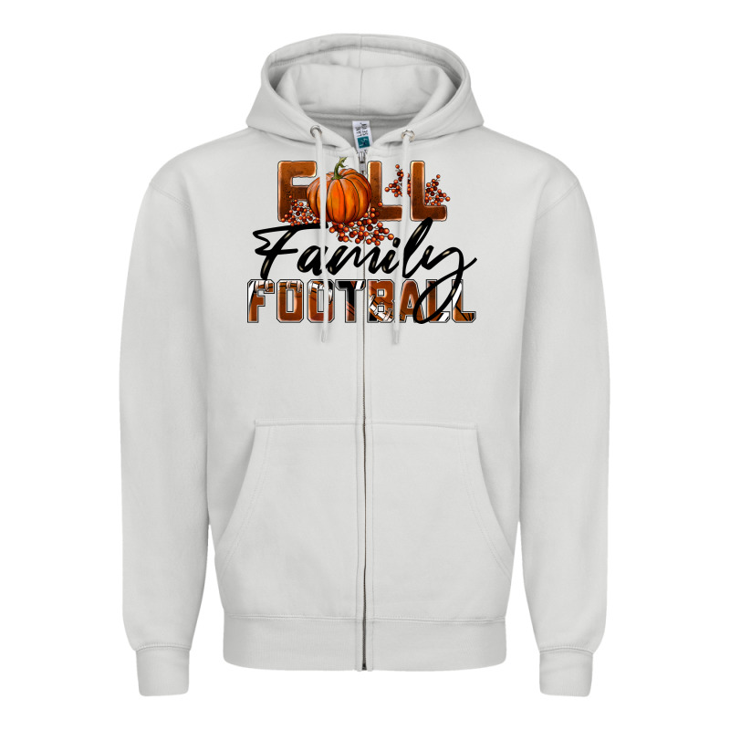 Fall Family Football Zipper Hoodie by LillyAllenDesigns | Teevron
