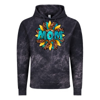 Cloud Black sunflower mom leopard Vintage Hoodie - Artiststas