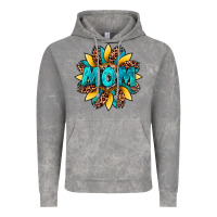Cloud Rock sunflower mom leopard Vintage Hoodie - Artiststas