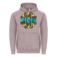 Vintage Zinc sunflower mom leopard Vintage Hoodie - Artiststas